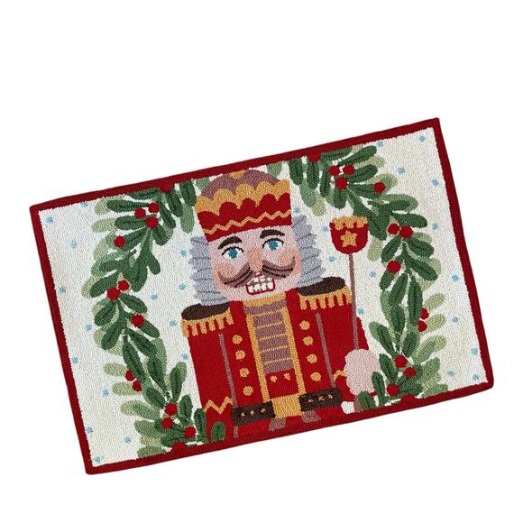 Peking Handicraft NUTCRACKER Hooked Rug 2X3 Christmas Holiday Home Decor New - Picture 4 of 14
